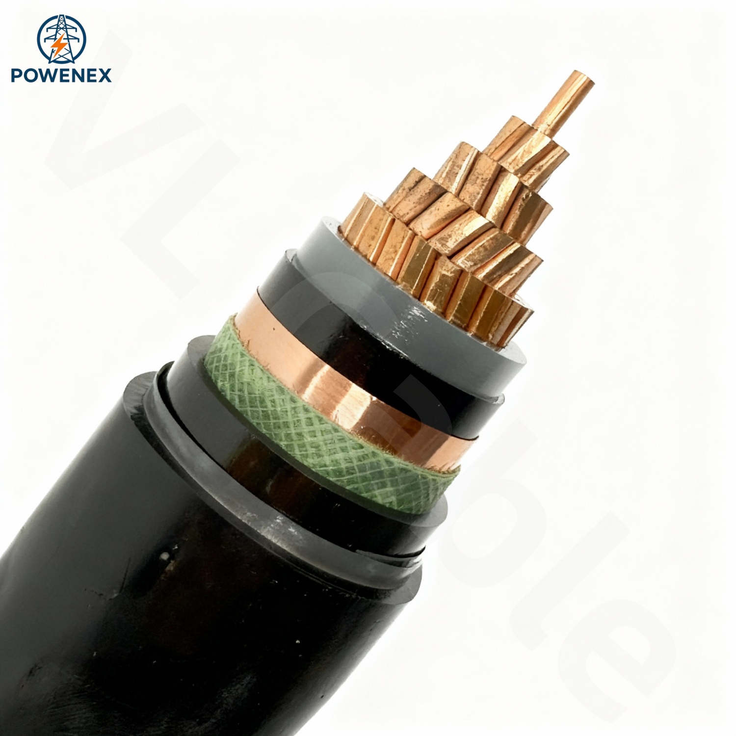 Cu/XLPE/CWS/ATA/PVC (Single Core 8.7/15kV 1×800mm²)