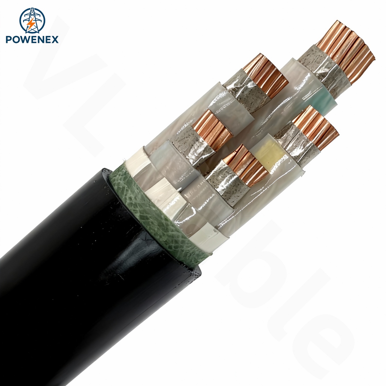 Cu/XLPE/PVC (0.6/1kV 4×185+1×95mm²)