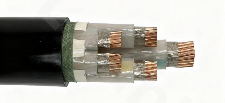Cu/XLPE/PVC (0.6/1kV 4×185+1×95mm²)